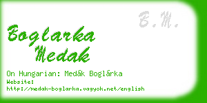 boglarka medak business card